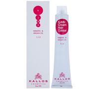 Kallos KJMN Professional Cream Hair Colour Keratin & Argan Oil tinta per capelli con cheratina e olio di argan colore 4.45 Coffee 100 ml