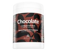 Kallos Cosmetics Chocolate maschera rinnovante per i capelli secchi e danneggiati 1000 ml per donna