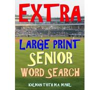 Kalman a Toth M a M Extra Large Print Senior Word Search (Tascabile)
