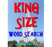 Kalman Toth M.A King Size Word Search: 133 Extra Large Print Enterta (Tascabile)