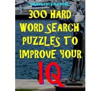 Toth M A M Phil Kalman 300 Hard Word Search Puzzles T BOOK NUOVO