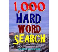 Kalman Toth M.A. M.P 1,000 Hard Word Search: Puzzles to Improve You (Tascabile)