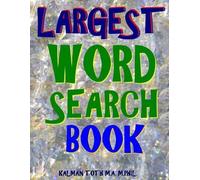 Kalman Toth M a M Phil Largest Word Search Book (Tascabile)