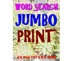 Kalman Toth M a M Phil Word Search Jumbo Print (Tascabile)