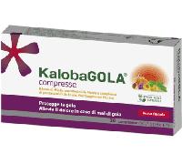 Kaloba Gola Compresse per Mal di Gola Gusto Fragola 20 Compresse