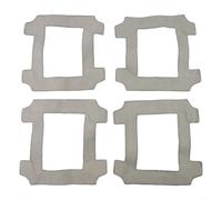 Kalokairi Cuscinetti di ricambio per robot lavavetri C1, 4/10 pezzi panno in microfibra, lavabili e riutilizzabili per aspirapolvere C1 Station Window (confezione da 4)