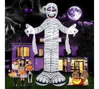 Kalolary 12 FT Halloween Mummy decorazioni gonfiabili per esterni decorazione da giardino illuminata gonfiabile spaventosa gonfiabile per cortile giardino prato arredamento interno ed esterno