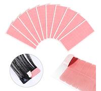 Kalolary 120pcs Nastro Biadesivo per Estensione di Capelli Doppia Faccia Nastri di Estensione per la Sostituzione della Trama dei Capelli (Rosa)