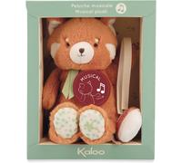 Kaloo - Peluche musicale Panda Rosso - Melodia rilassante "You Are My Sunshine" - Ultra morbido, sicuro e confortevole - Lavabile in lavatrice - Regalo di nascita premium dalla nascita - K206005