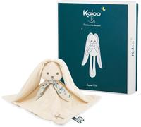 KALOO - Lapinoo - Knuffeldier Konijn - Baby pluche dier - crèmekleurig - vierkan