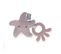 KALOO Anello Per Dentizione in Silicone Forma di Stella Marina Gioco da Dentizione Viola 19x11cm Dalla Nascita K211003