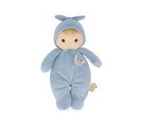 KALOO - Poupon per Bambini Morbidissimo e coccoloso - Corpo Morbido e coccoloso - Poupon di Stoffa - Blu - 24cm - Lavabile - dalla Nascita - K222004