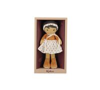 Kaloo - Tendresse - La mia prima bambola di stoffa Eloïse - Bambola di pezza 25 cm - Abito in velluto a coste e mussola - Graziosa confezione regalo - Nastro personalizzabile - Fin dalla nascita