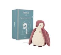 KALOO - Complices - Doudou Rumore Bianco per Neonato e Registratore Vocale - Pinguino rosa - 25 cm - Dalla Nascita, K212005