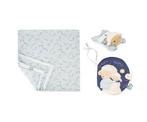 KALOO - Doux Sommeil - Primo Cofanetto Nascita per Addormentare Il Neonato - Libro + Mini Peluche Pecorella + Maxi Coperta Fasciante per Neonato 1 Metro - dalla Nascita, K221008