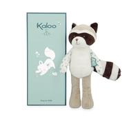 KALOO - Fripons - Pantin Gaston Raccoon - Peluche e Giocattolo Morbido per Bambini - Ideale per La Nascita - Grigio - 25cm - dalla Nascita - K205002