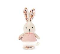 KALOO - K'Doux - Piccole Marionette Coniglio Papavero - Rosa Pallido - Materiale Mussola di Cotone - Peluche - 20 Cm, K969953