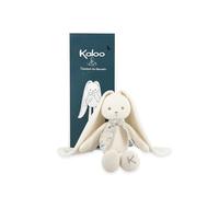 KALOO - Lapinoo - Doudou Coniglio - Peluche in Jersey e Maglia per Neonati - 25 cm - Colore Crema - Materiali Molto Morbidi - Confezione Regalo - dalla Nascita, K972202
