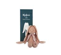 KALOO - Lapinoo - Doudou Coniglio - Peluche in Jersey e Maglia per Neonati - 25 cm - Colore Terracotta - Materiali Molto Morbidi - Confezione Regalo - dalla Nascita, K972202