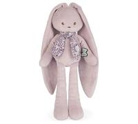 KALOO - Lapinoo - Doudou Coniglio - Peluche in Velluto a Coste per Neonato - 35 cm - Colore Rosa - Materiale Ultra Morbido - Confezione Regalo - dalla Nascita, K972200