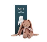 KALOO - Lapinoo - Doudou Coniglio - Peluche in Velluto a Coste per Neonato - 35 cm - Colore Terracotta - Materiale Ultra Morbido - Confezione Regalo - dalla Nascita, K972201