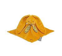 KALOO - Lapinoo - Knuffeldier Konijn - Baby pluche dier - kleur oker - vierkant