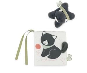 KALOO - Libro Immaginario - Gatto Camoscio a Casa + Mini Doudou - Libro di Scoperta Visiva - Multicolore - 14cm - dalla Nascita - K224013