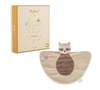 Kaloo - Peluche per la dentizione Raccoon - Giocattolo per neonati in microvelours e silicone morbido - Allevia il dolore alle gengive - Regalo di nascita - Lavabile - A partire dai 6 mesi