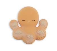 KALOO - Petit Calme - Anello da Dentizione in Gomma Naturale - Polipo Arancione - 1 cm - Flessibile ed Ergonomico - Effetto Massaggiante - Dalla Nascita, K9775