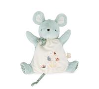 KALOO - Piccole Canzoni - Doudou Marionetta Mouse Verde - Doudou Baby - Peluche Marionetta a mano 24 cm - Gioco di risveglio - fin dalla nascita, K210003
