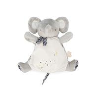 KALOO - Piccole canzoni - Puppetta elefante grigio - Peluche pupazzo a mano 24 cm - Gioco di risveglio - Dalla nascita, K210004