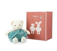 KALOO - Plume - Bulle d'Amour Orso Verde - Morbido Orsetto Peluche 30 cm - Grande Doudou per Neonato - Sviluppo del Tatto - Cofanetto Regalo Personalizzabile - Dalla Nascita, K214001