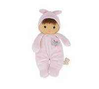 KALOO Poupon per bambini morbidissimo e coccoloso Corpo morbido e coccoloso Poupon di stoffa Rosa 24 cm Lavabile Dalla nascita K222005, Camelia