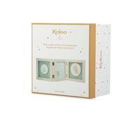 Kaloo - Rêves De Douceur - Cornice Portafoto e Impronte Neonato - Kit Impronte in Argilla - Facile da Usare e Non Sporca - Regalo per la Nascita - Beige, K220001
