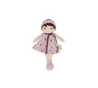 Kaloo Tendresse, La mia Prima Bambola di Stoffa Léonie, Bambola di pezza da 25 cm, Vestito in Velluto a Coste, Graziosa Scatola Regalo, Nastro Personalizzabile, dalla Nascita, K200017