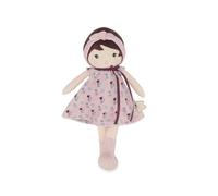 Kaloo Tendresse, La mia Prima Bambola di Stoffa Léonie, Bambola di pezza da 32 cm, Vestito in Velluto a Coste, Graziosa Scatola Regalo, Nastro Personalizzabile, dalla Nascita, K200018
