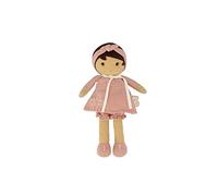KALOO - Tendresse - My 1st Amandine Cloth Doll - Bambola di chiffon 25 cm - Vestito di chiffon rosa - Pelle opaca - Graziosa scatola regalo e nastro personalizzabile - Dalla nascita, K200004