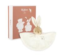 Kaloo Trapuntino Rotondo a Forma di Coniglio, Crema, Stile Vichy, Misura 24 cm, Morbido Peluche per Il Bambino, Compagno Fin dalla Nascita, Regalo di Nascita Ottime, K214019