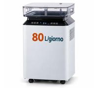 Kalopsia Deumidificatore Casa Muffa 80L/Giorno con Pompa | Deumidificatore Professionale Pompa 5M Drenaggio Automatico per Grandi Ambienti 170㎡ Silenzioso 46dB Cantina/Stanza/Garage
