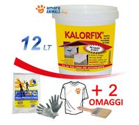 KALORFIX Tecnostuk 1 / 2 / 5 / 12 LT - FISSATIVO ISOLANTE Traspirante Termico