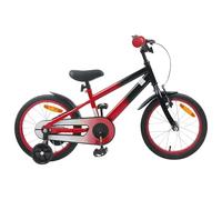 Kaloriko Bicicletta per bambini da 16 pollici, in acciaio, per 4-6 anni, con parafango e campanello, ideale per il tempo libero, la città, le escursioni e la vita quotidiana, con cavalletto e