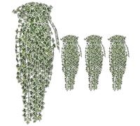 Kaloriko Edera artificiale, 4 pezzi, 90 cm, multicolore, con 339 foglie, pianta artificiale realistica, decorazione da parete, decorazione da tavolo, privacy, balcone, giardino, soggiorno, ufficio