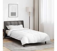 Kaloriko Piumone 2 in 1, bianco, 135 x 220 cm, imbottitura in piuma, traspirante, lavabile, trapunta per tutto l'anno, comoda trapunta per estate, inverno, regola la temperatura