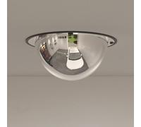 Kaloriko Specchio traffico completamente bombato, in acrilico, diametro 30 cm, infrangibile, 2 mm, per sicurezza, parcheggio, cantiere, vialetto, controllo stradale, protezione antiriflesso