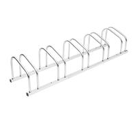 Kaloriko Supporto per bicicletta in acciaio zincato per 5 biciclette, supporto da pavimento con antifurto, adatto per garage, officina, balcone, porta bici salvaspazio per riporre in ordine