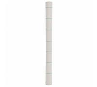 Kaloriko Telo anti-erbacce bianco, 1,5 x 25 m, in polipropilene, resistente ai raggi UV, per aiuola, prato, terrazza, aiuola rialzata e copertura del pavimento, con protezione delle radici e funzione
