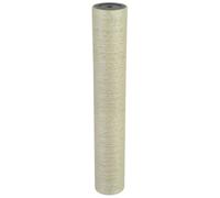 Kaloriko Tiragraffi per gatti in sisal, altezza 50 cm, con colonna di 8 cm di diametro e foro da 8 mm, colore beige, montaggio a parete, per arrampicata, cura degli artigli, gioco e protezione dei