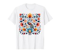 Kalotaszeg Ungherese Folk Art Fiore Floreale Maglietta