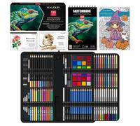 KALOUR 135 Set per Disegno Kit da Schizzo, Forniture Artistiche con Libro da Sch