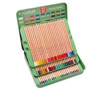 KALOUR Matite colorate a gesso pastello, set di 72 colori, matite colorate a carboncino per disegnare, schizzi, colorare, ombreggiare, forniture artistiche per adulti e artisti